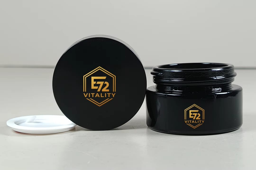 Himalayan Shilajit Resin — UV Violet Glass Jar — Element 72 Vitality